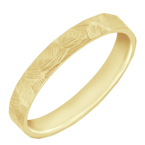 Eheringe mit einem Herz und Diamant Ernie
