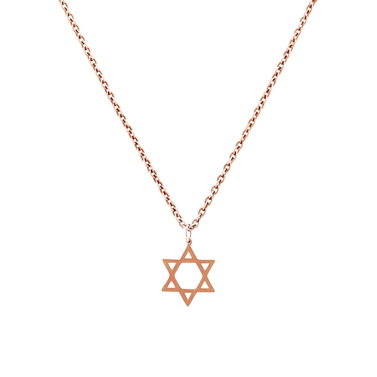 Silberner Anhänger Davidstern 131109