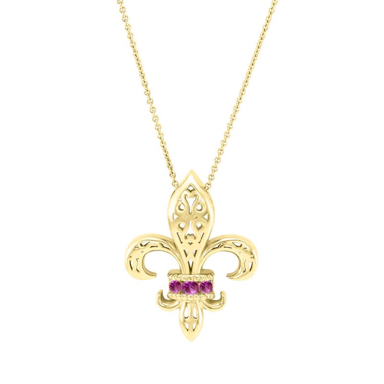 Halskette mit Saphiren 29769