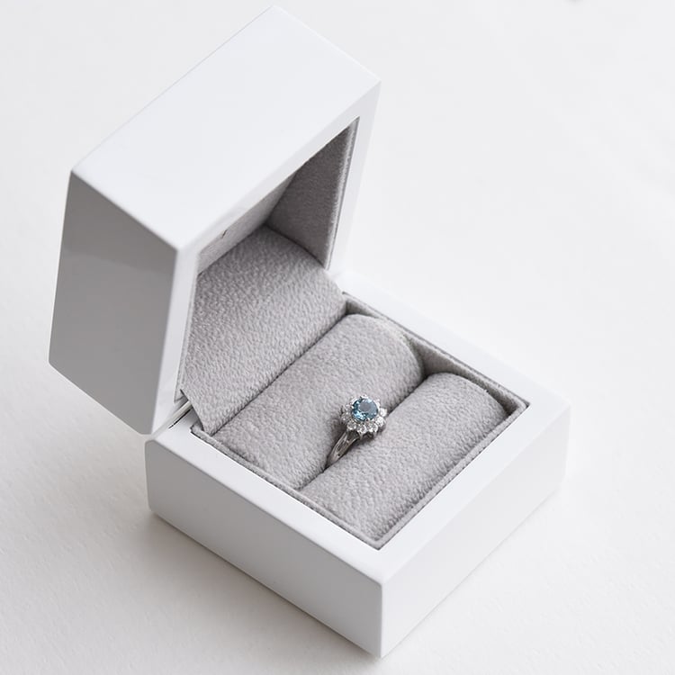 Ring aus Silber mit Londoner Topas Mito 74625