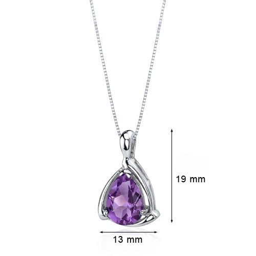 Silberne Amethystkette 21072