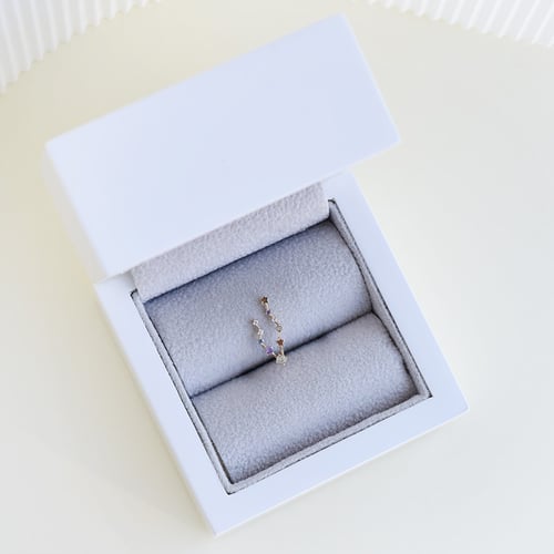 Ohrring mit Sternzeichen Pisces