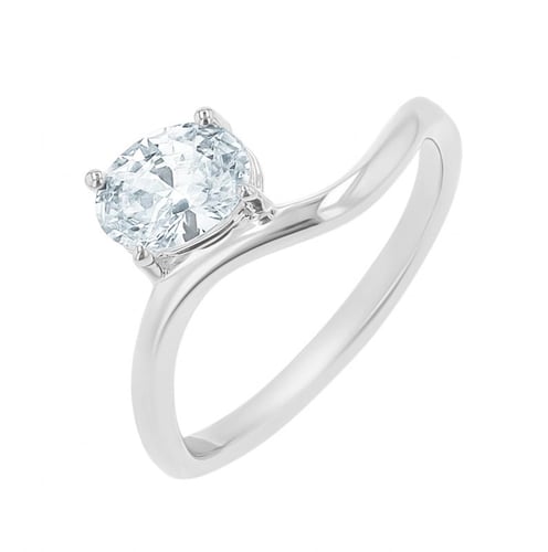 Verlobungsring mit einem ovalen Diamanten Carrie