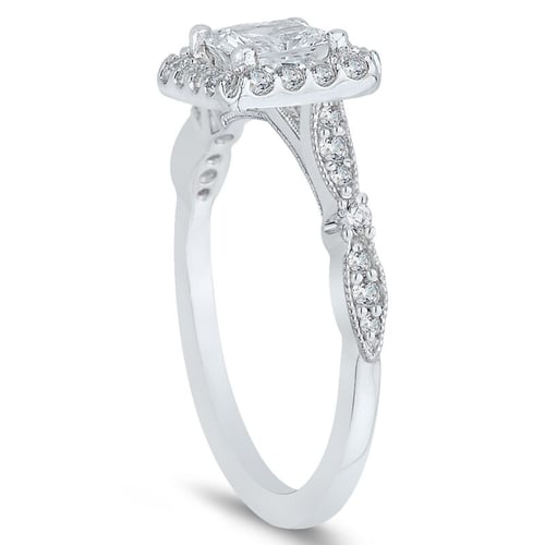 Vintage Verlobungsring mit Prinzessdiamant Josephine