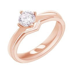 Ringset mit Diamanten Ihrer Wahl Villiane