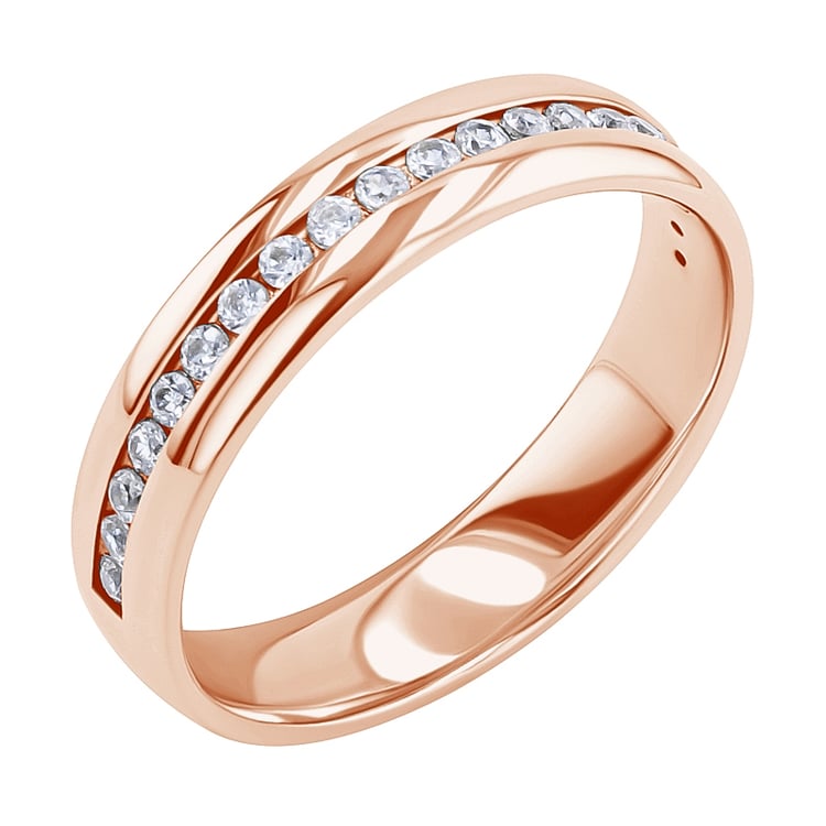Goldener Eternity-Ring mit Lab Grown Diamanten Loby 150439