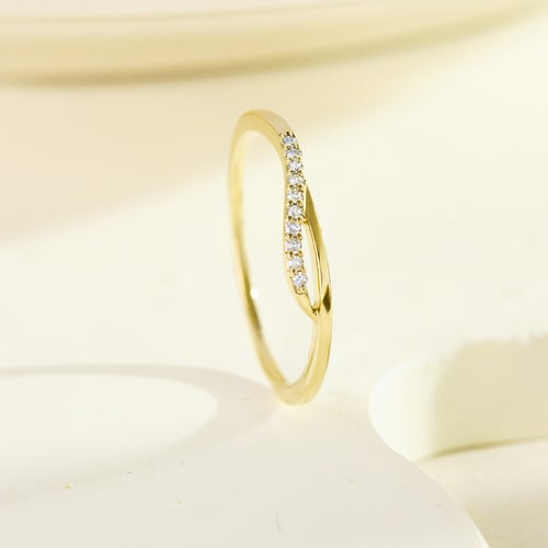 Atypischer Ring aus Gold mit Diamanten Terje