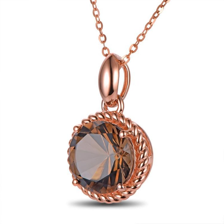 Goldener Anhänger mit Topas 17150