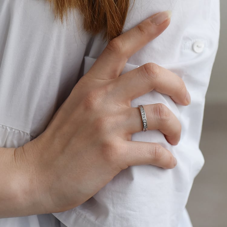 Eternity-Ring mit Lab Grown Diamanten und Komfortring Branko 96700
