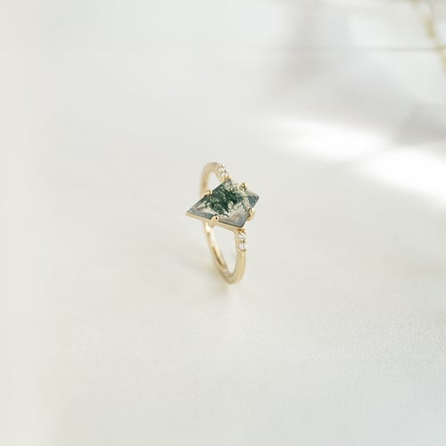 Ring Set mit Achat Vinka