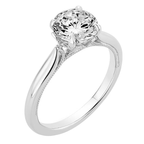 Verlobungsring mit seitlichen Diamanten Libby
