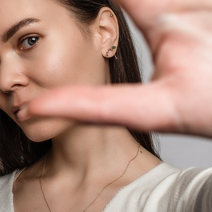 Ohrring mit Sternzeichen Gemini