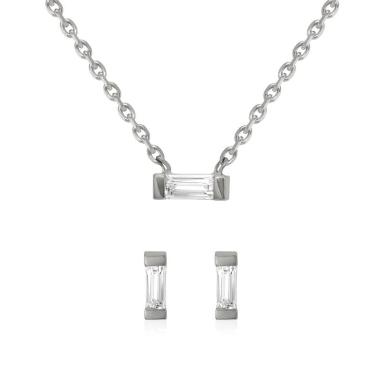 Weißgold Kollektion mit Saphiren 20841