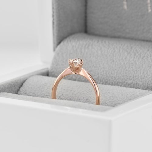 Verlobungsring aus Weißgold Sevati
