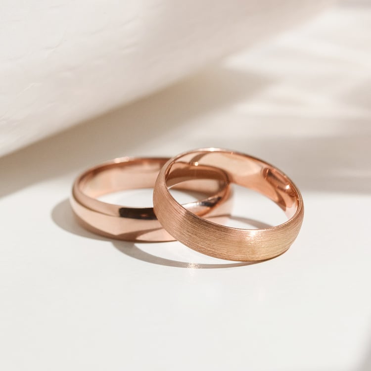 Schlichte Trauringe aus Gold 157027