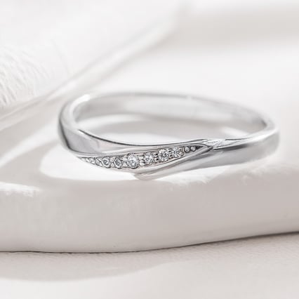 Ring aus Weißgold mit Lab Grown Diamanten Maiara