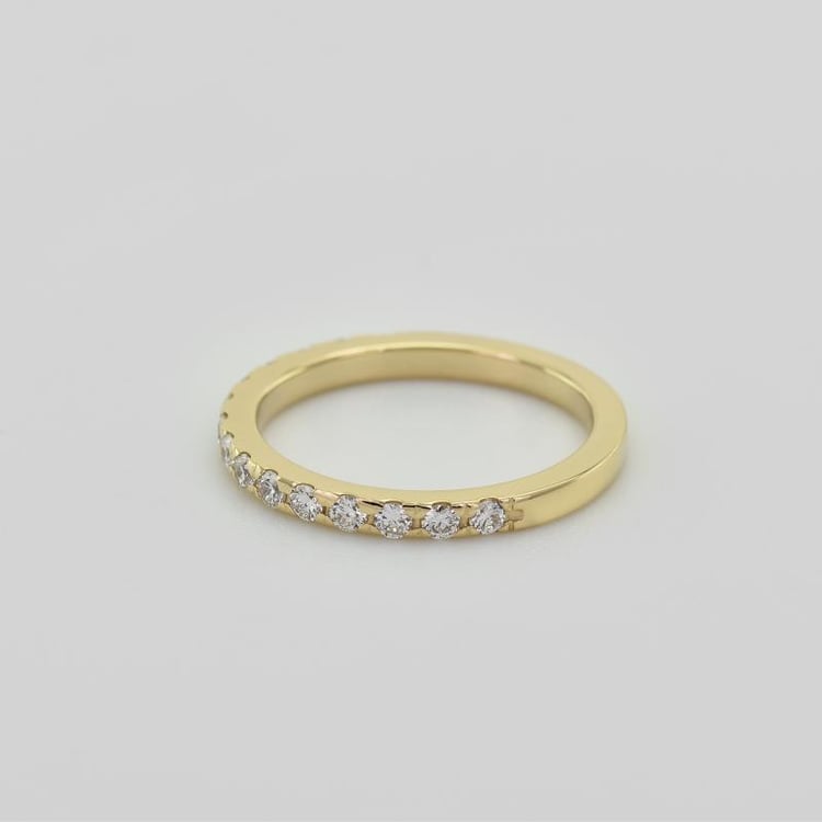 Halb-Eternity Gelbgold mit Diamanten 31252