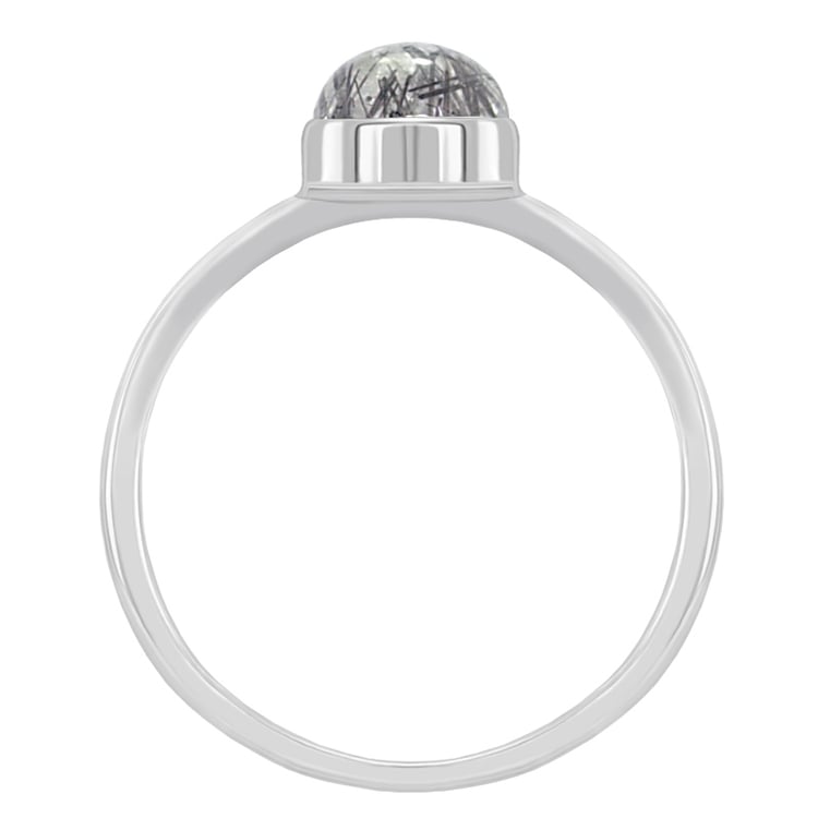Minimalistischer Goldring mit Rutilquarz Stowy 52622