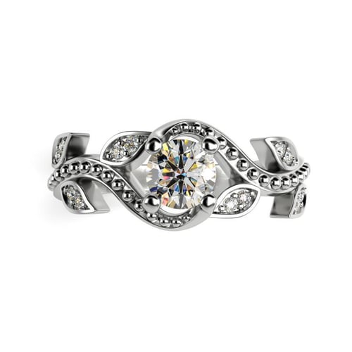 Vintage-Verlobungsring mit Diamanten Vindo
