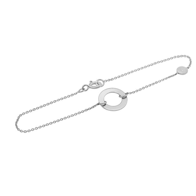 Modernes Goldarmband mit Diamanten Virginia 30554