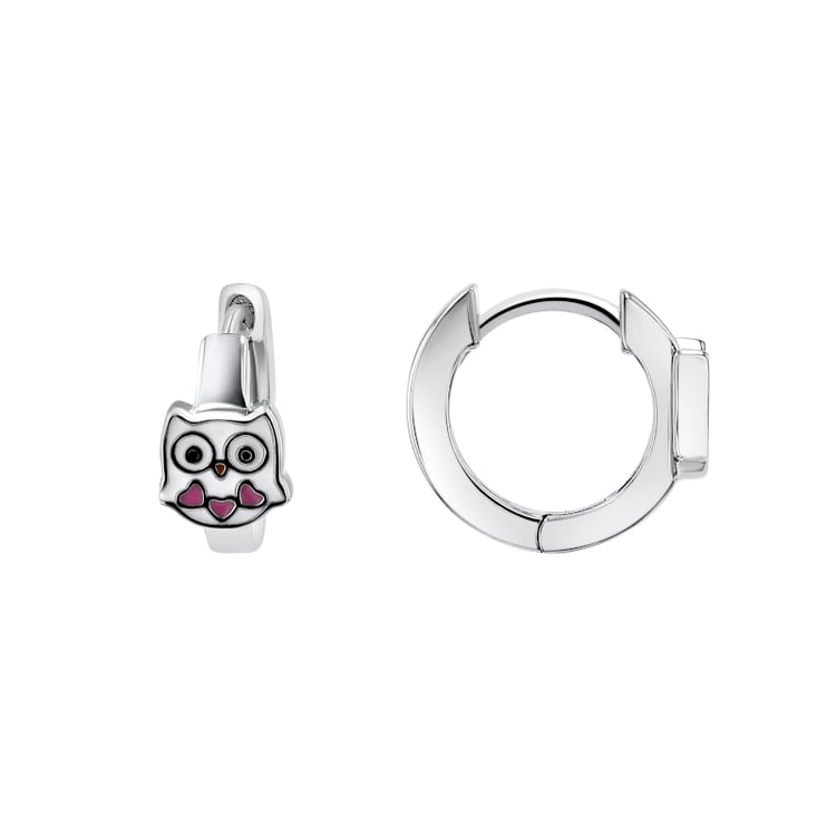 Silberne Kinderohrringe mir Eulen 139902