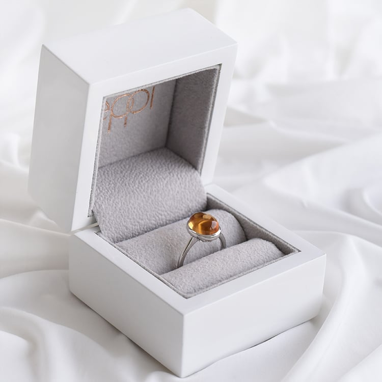 Ring aus Gold mit 4.9ct Citrin Jariet 92283