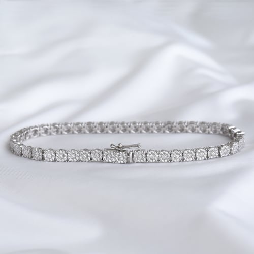 Elegantes Tennis Armband mit Lab Grown Diamanten Ramess
