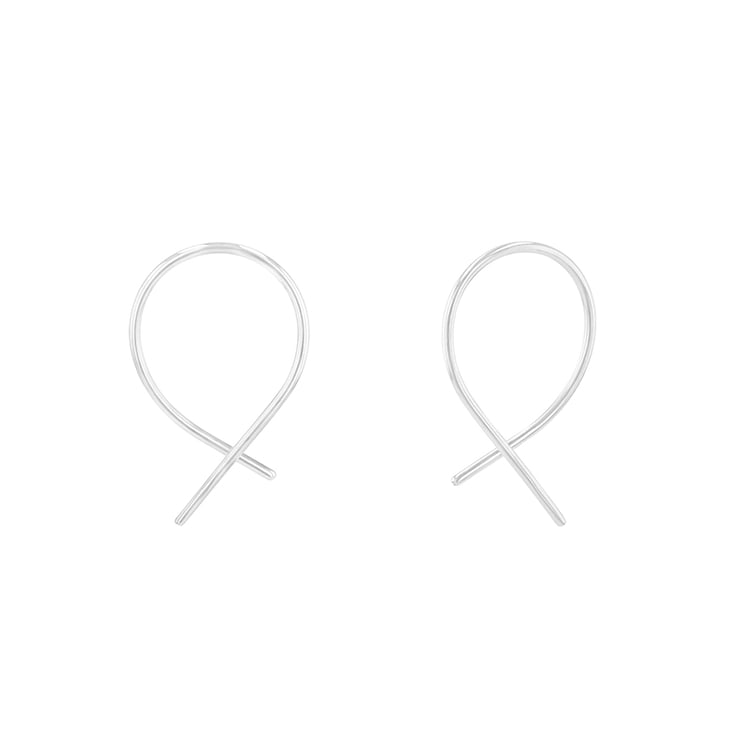 Goldene Ohrringe im ungewöhnlichen Design Aapeli 84129