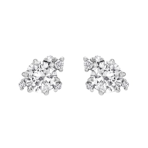 Cluster Ohrringe mit Lab Grown Diamanten Alary