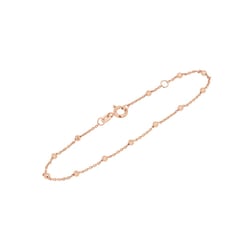 Silbernes Armband mit Kugeln 18 cm