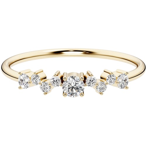 Cluster Ring mit funkelnden Lab Grown Diamanten Percy