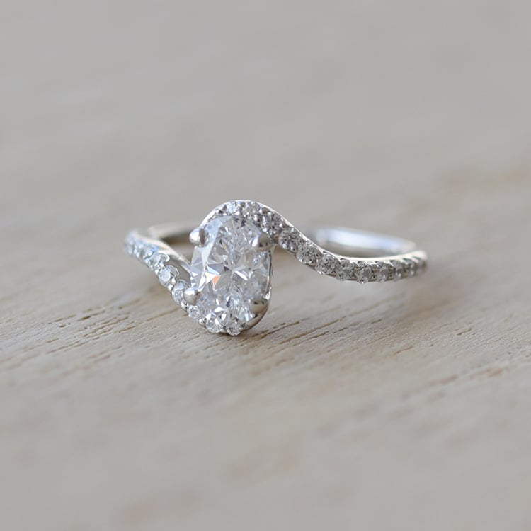 Eleganter Verlobungsring mit Moissanit Fabiana 66226