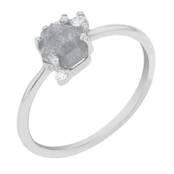 Ring mit Salt and Pepper Diamanten und Lab Grown Diamanten Kendra