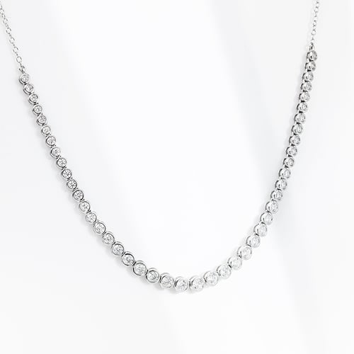 Luxuriöse Goldkette mit Lab Grown Diamanten Sofi