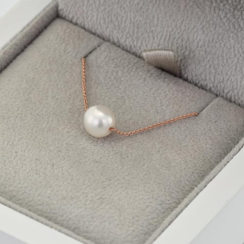 Feine Goldkette mit Perle Lemoneli