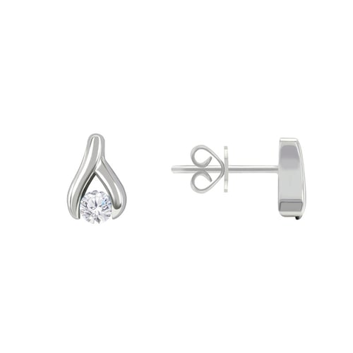 Dezente Ohrstecker mit Lab Grown Diamanten Fox