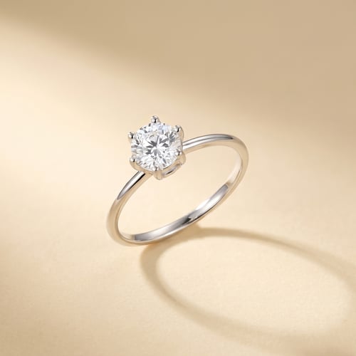 Verlobungsring mit Buchstabenund Lab Grown Diamanten Birdie