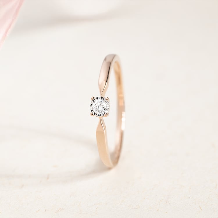 Eleganter Verlobungsring mit Diamant Ximena 146597