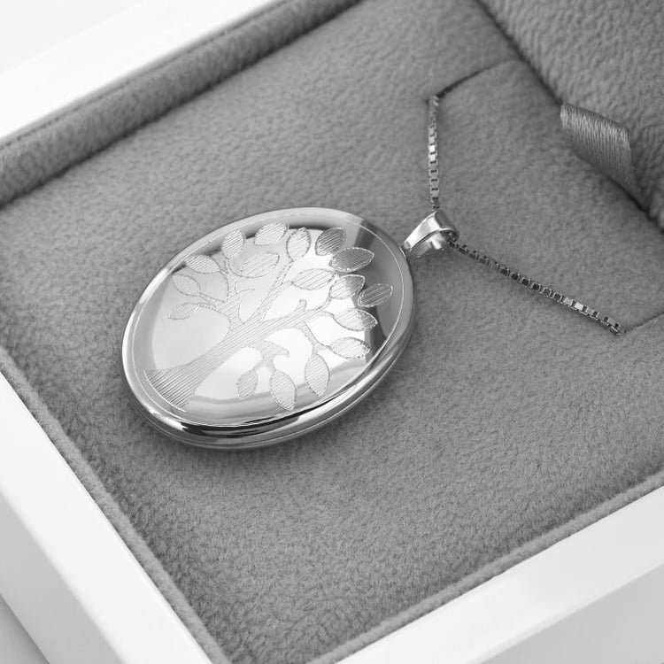 Zauberhaftes Medaillon aus Silber mit Lebensbaum Gifford 47602