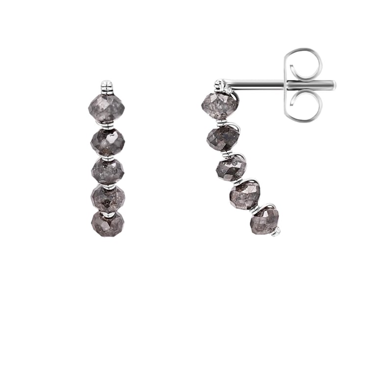 Hängeohrringe mit Salt and Pepper Diamanten Brookes 98726