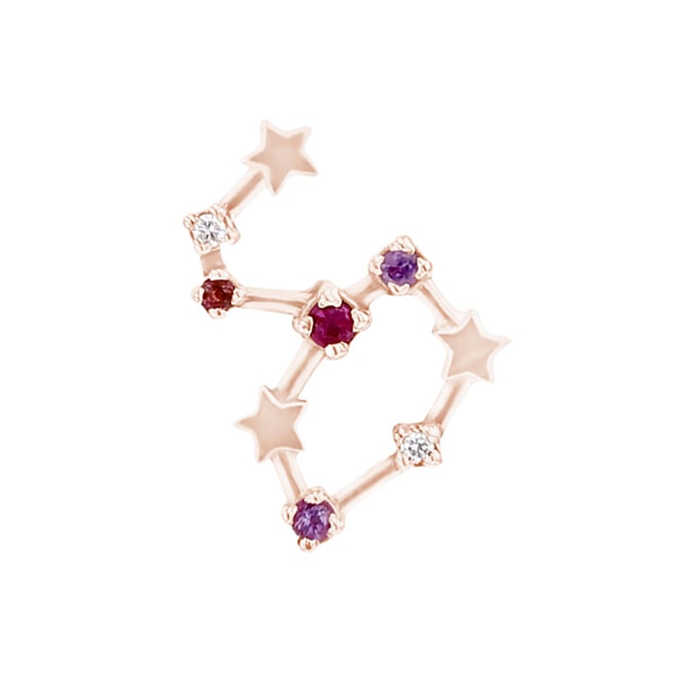 Ohrring mit Sternzeichen Leo