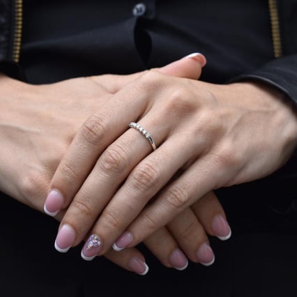 Memoire Ring mit Diamanten Gianna