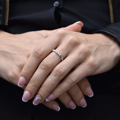 Memoire Ring mit Diamanten Gianna