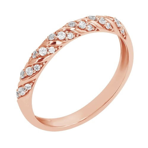 Gedrehter Eternity-Ring mit Lab Grown Diamanten Rami