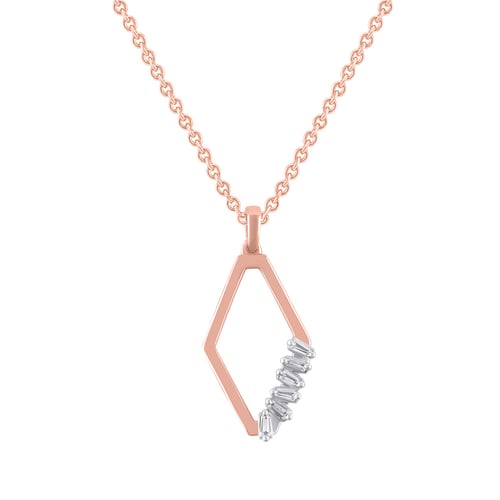 Anhänger aus Gold mit Lab Grown Diamanten Flora