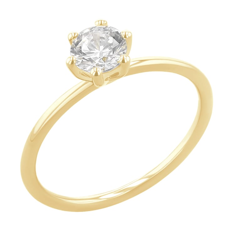 Verlobungsring aus Gold mit 1ct IGI-zertifiziertem Lab Grown Diamanten Birdie