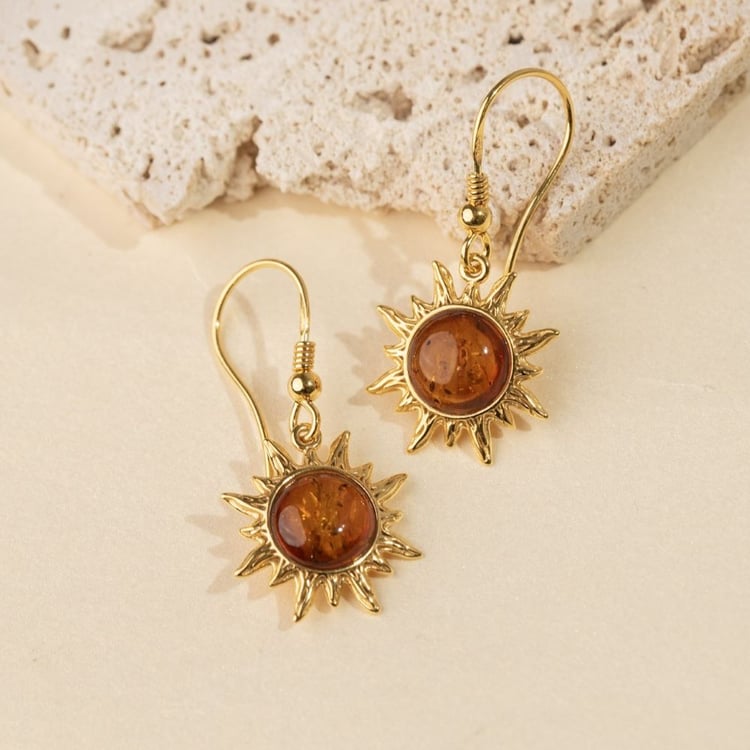 Ohrstecker aus Silber mit Bernsteinen 164427