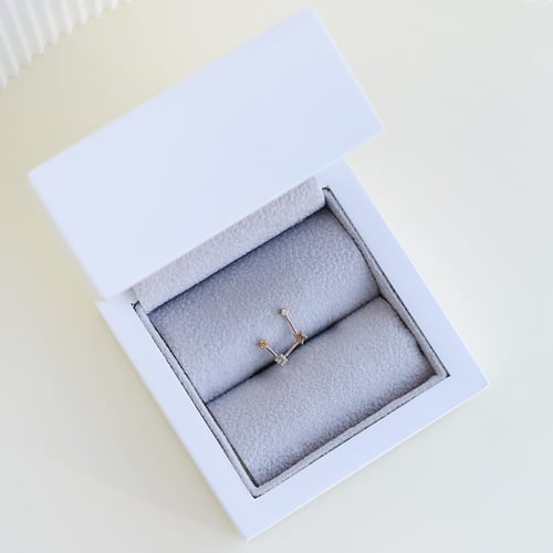 Ohrring mit Sternzeichen Virgo