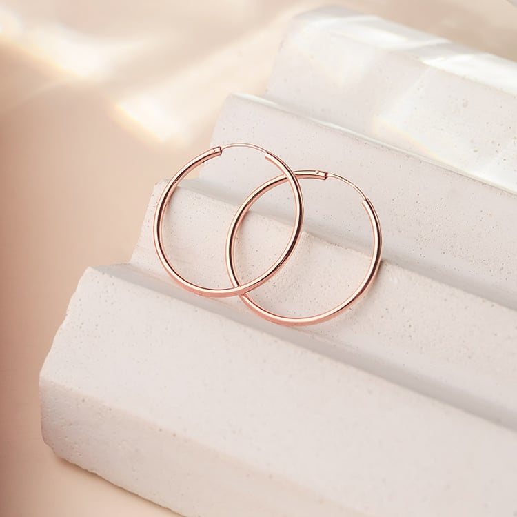 Goldene runde Ohrringe Banks 153171