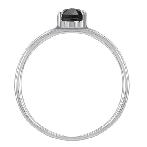 Verlobungsring mit schwarzem Diamanten Paolo